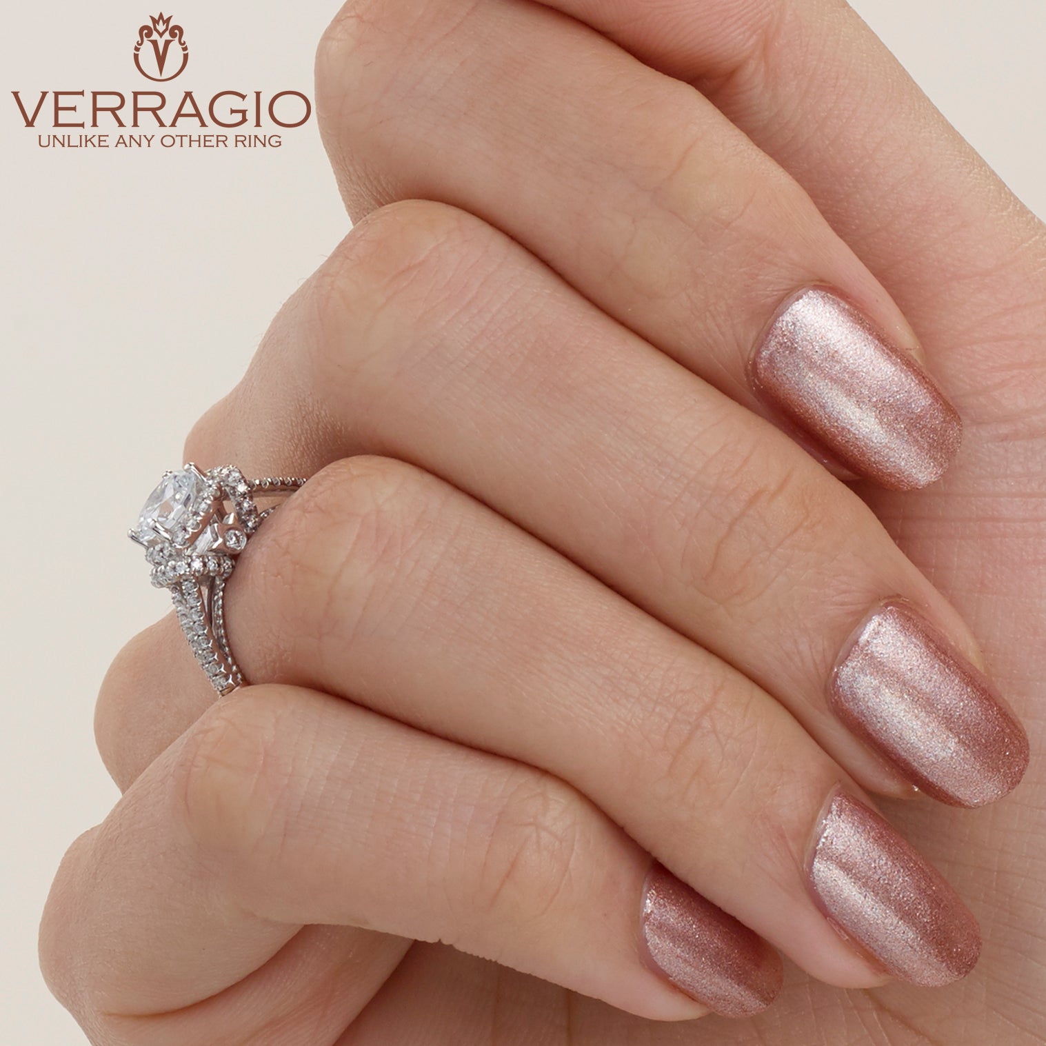Diamond Engagement Ring Verragio Parisian Collection 117R 1.30ctw