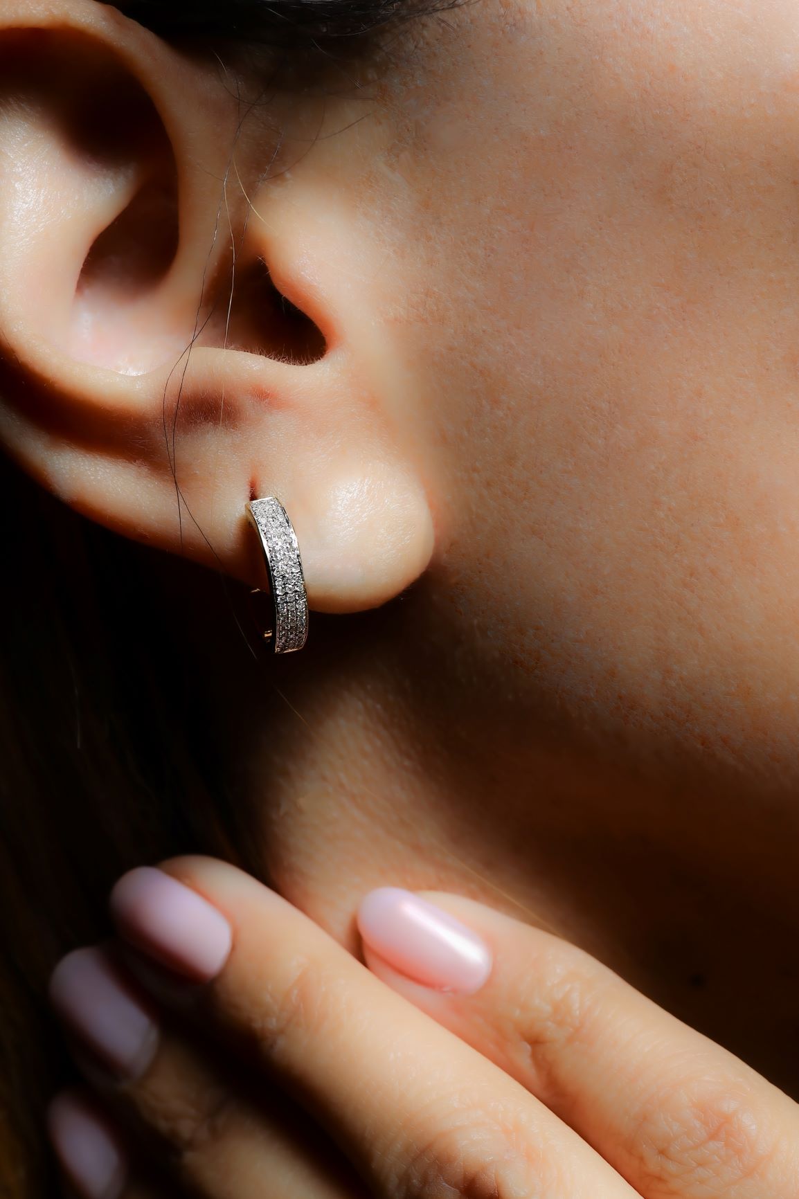 1/4 ctw Diamond Hoop Earrings