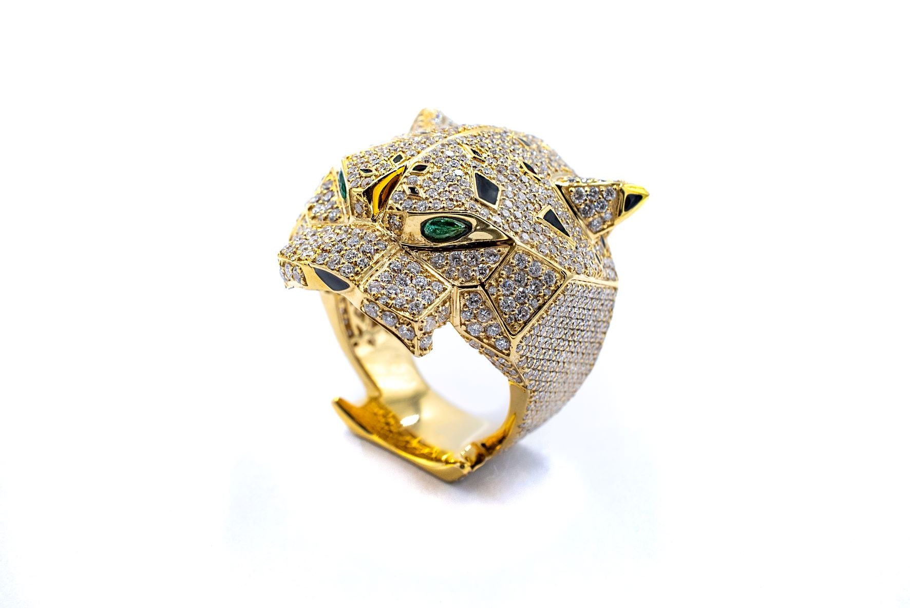 Manufacturer of Mens exclusive jaguar gold 22k ring-mr48 | Jewelxy - 134949