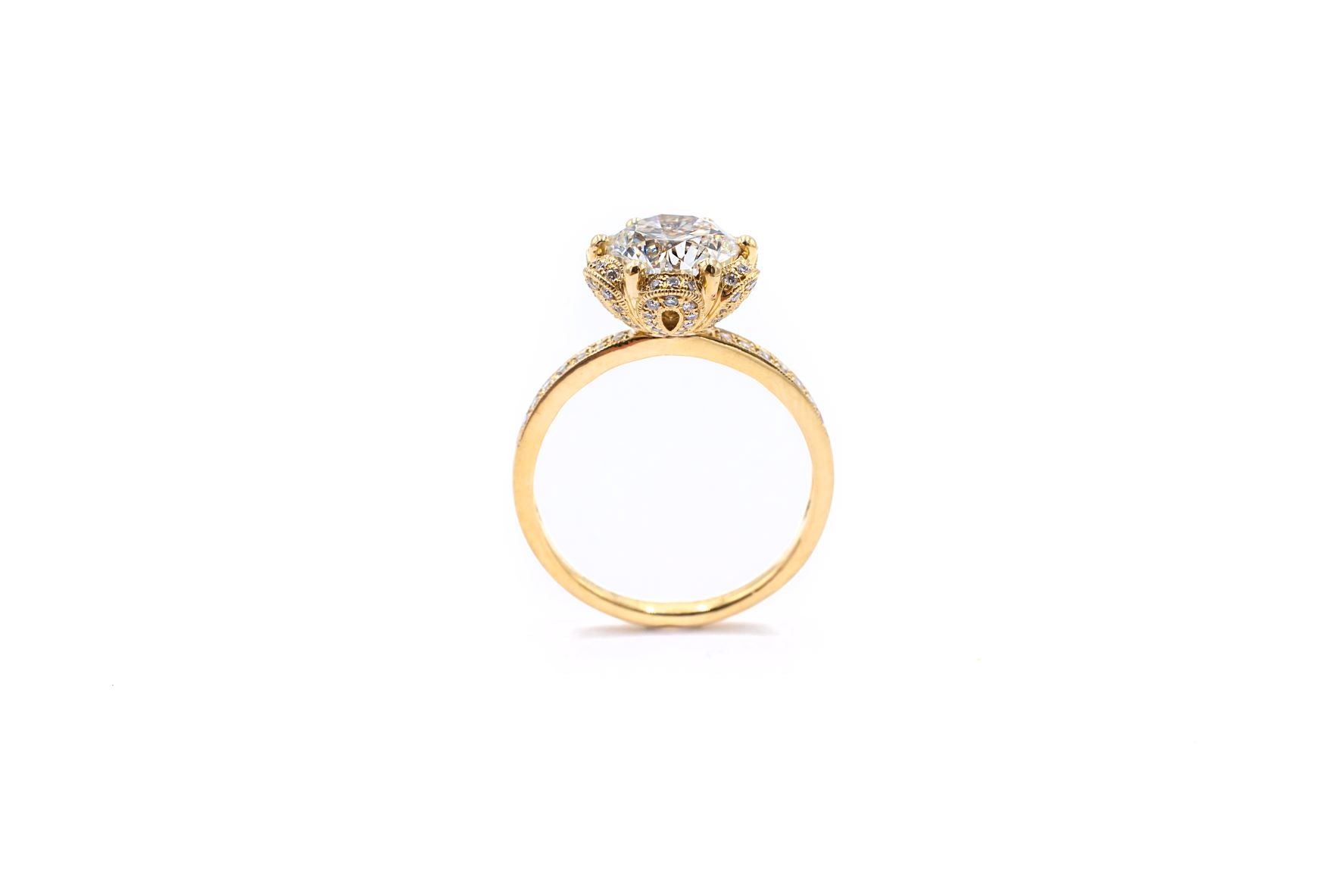 2.26 ctw GIA Certified Diamond Engagement Ring 18k