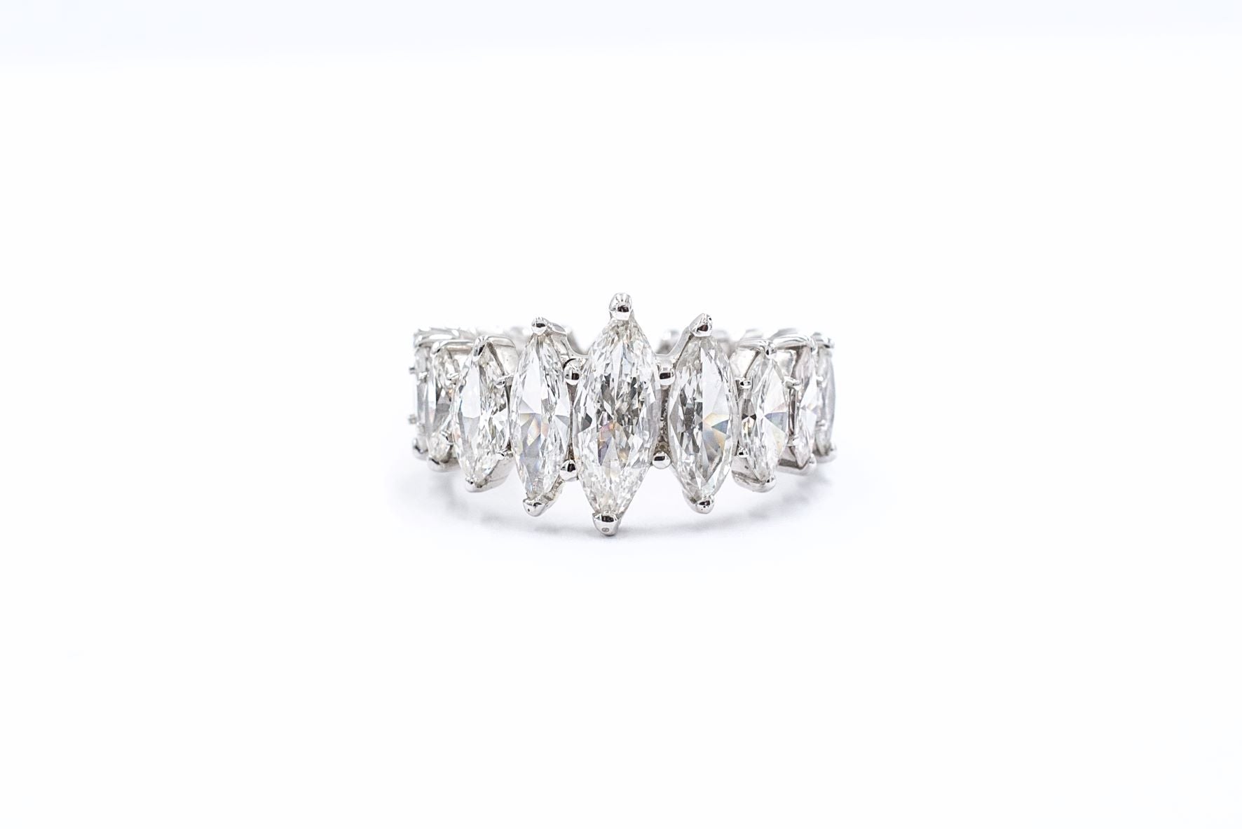 5 ctw Marquise Diamond Ring Platinum