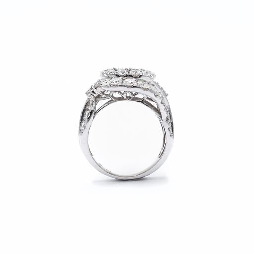 3.75 CTW Cluster Diamond Ring