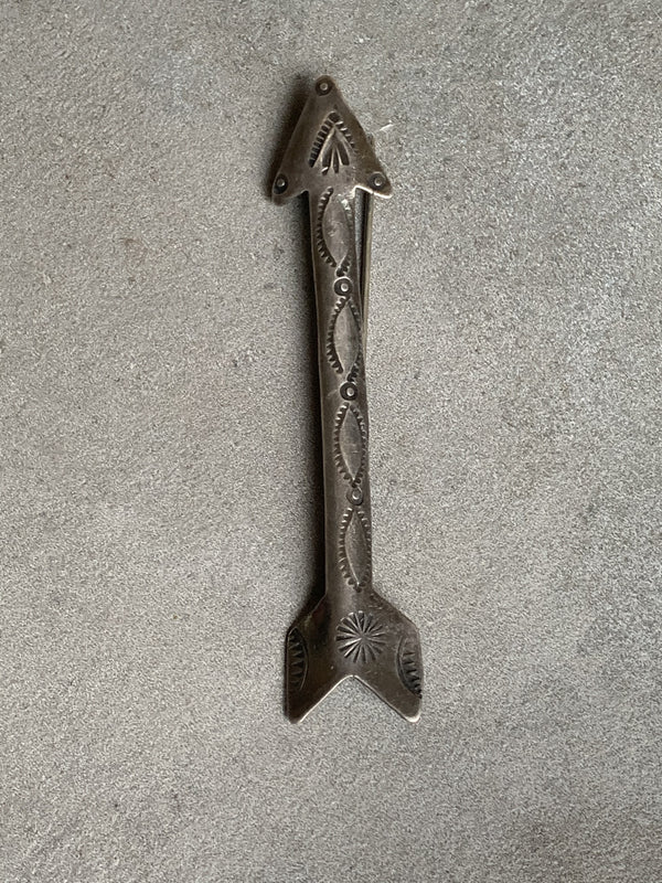 Fred Harvey Era Sterling Arrow Pendant