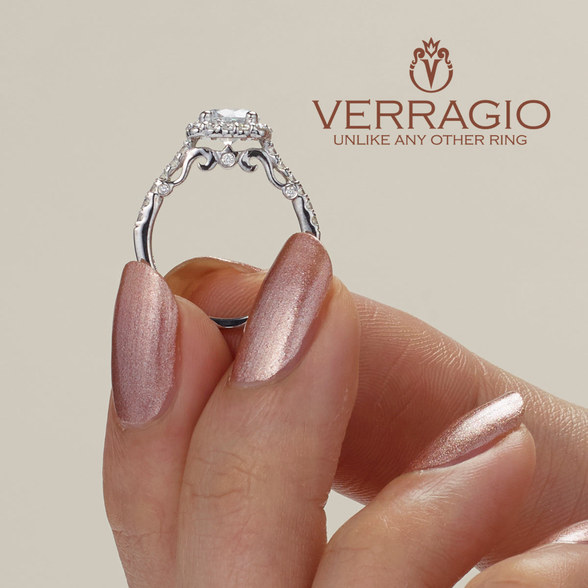 Diamond Engagement Ring Verragio Insignia Collection 7047 1.55ctw