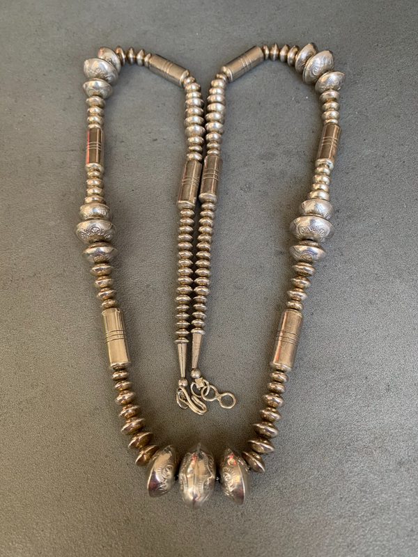 Sterling Bead Necklace