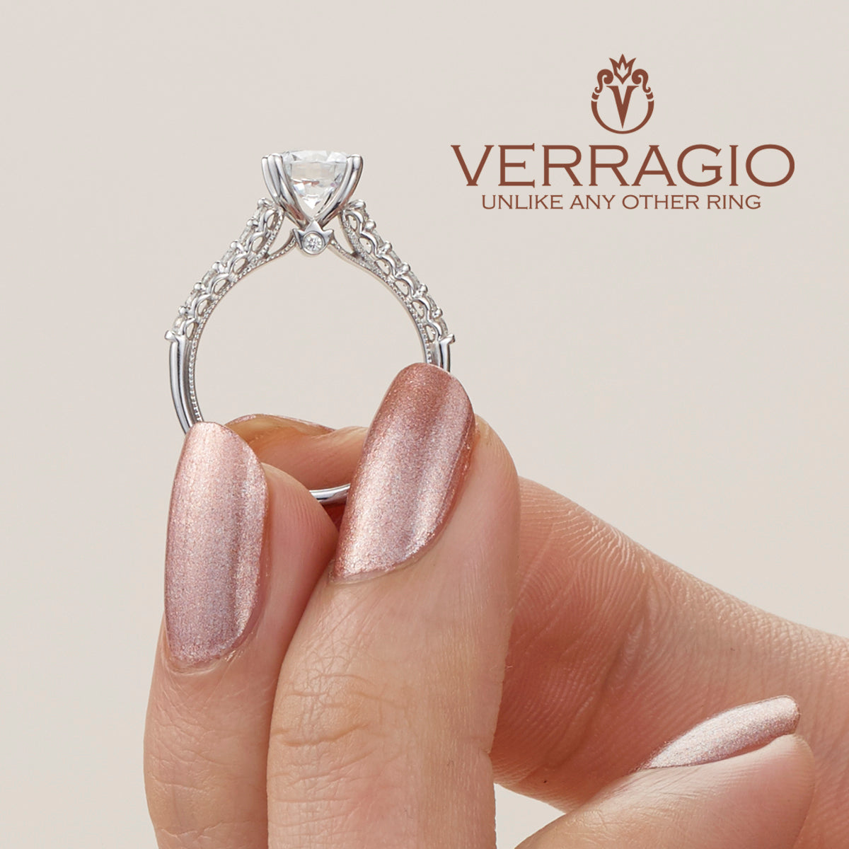 Diamond Engagement Ring Verragio Renaissance Collection 901R7 1.30ctw