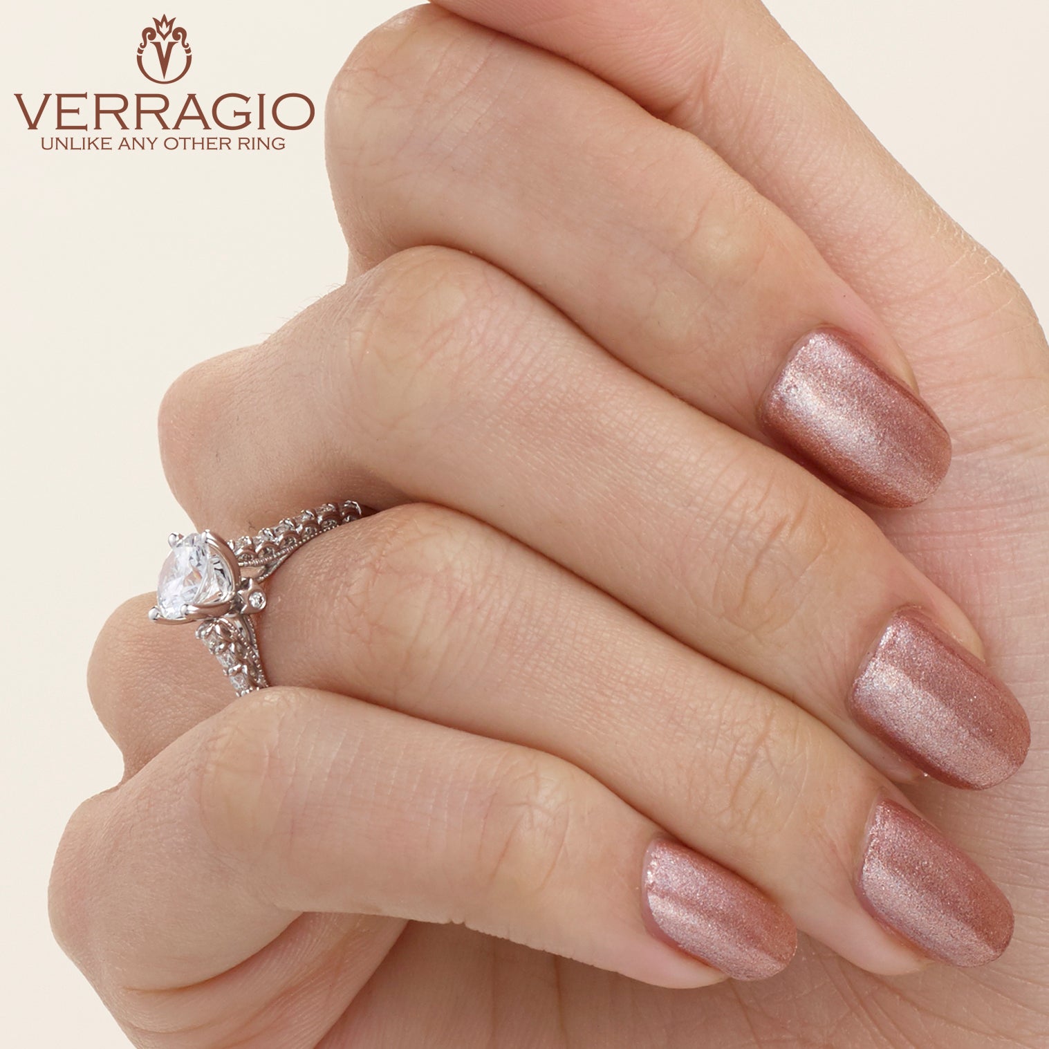 Diamond Engagement Ring Verragio Renaissance Collection 901R7 1.30ctw