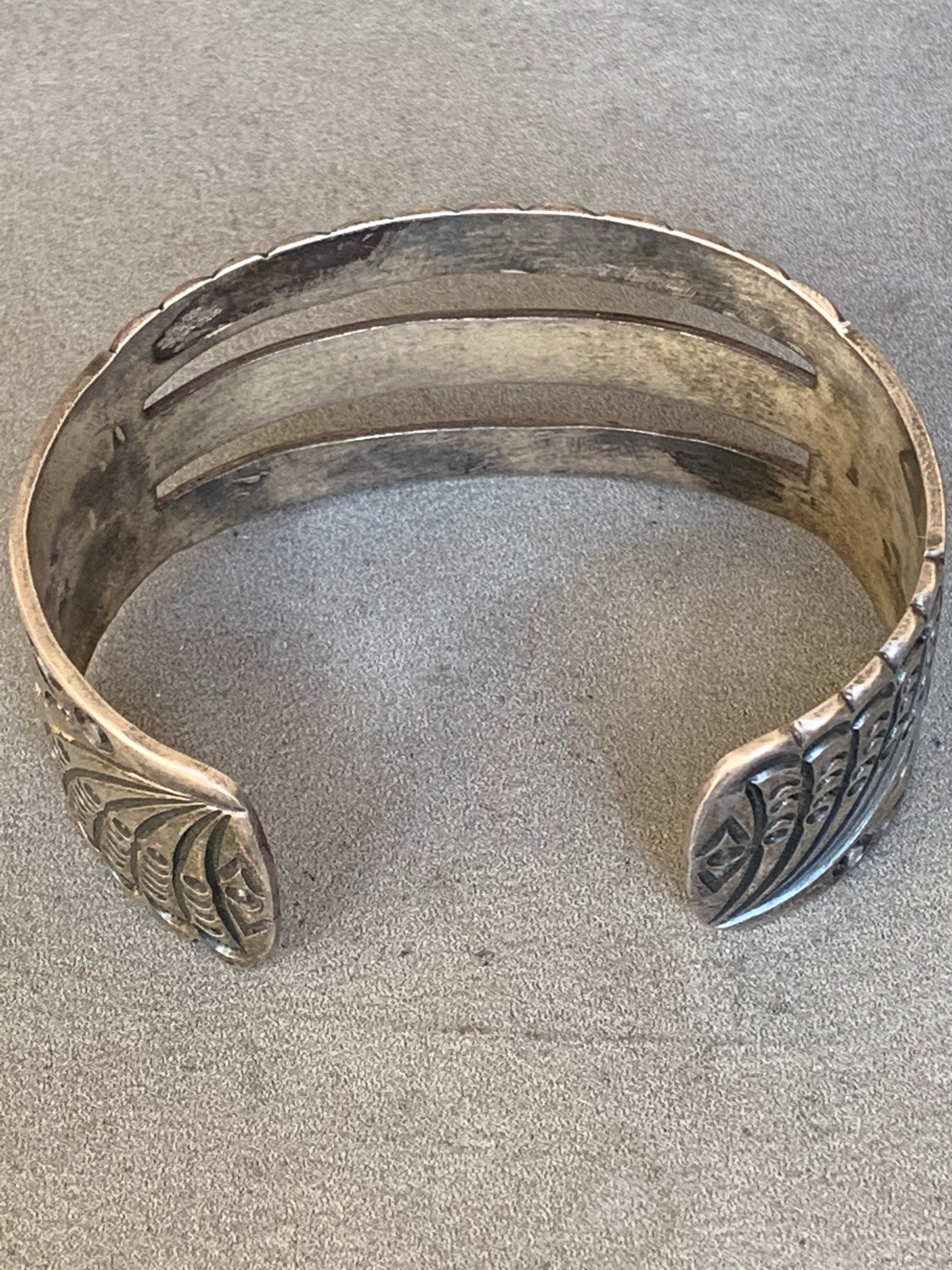 Sterling Cuff Navajo hand made