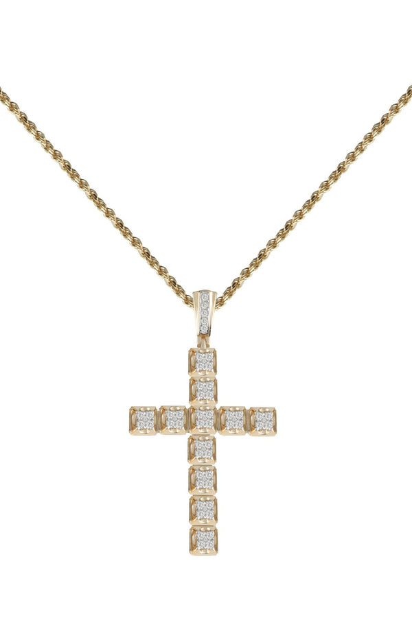 Diamond Cross Pendant 1.75 ctw
