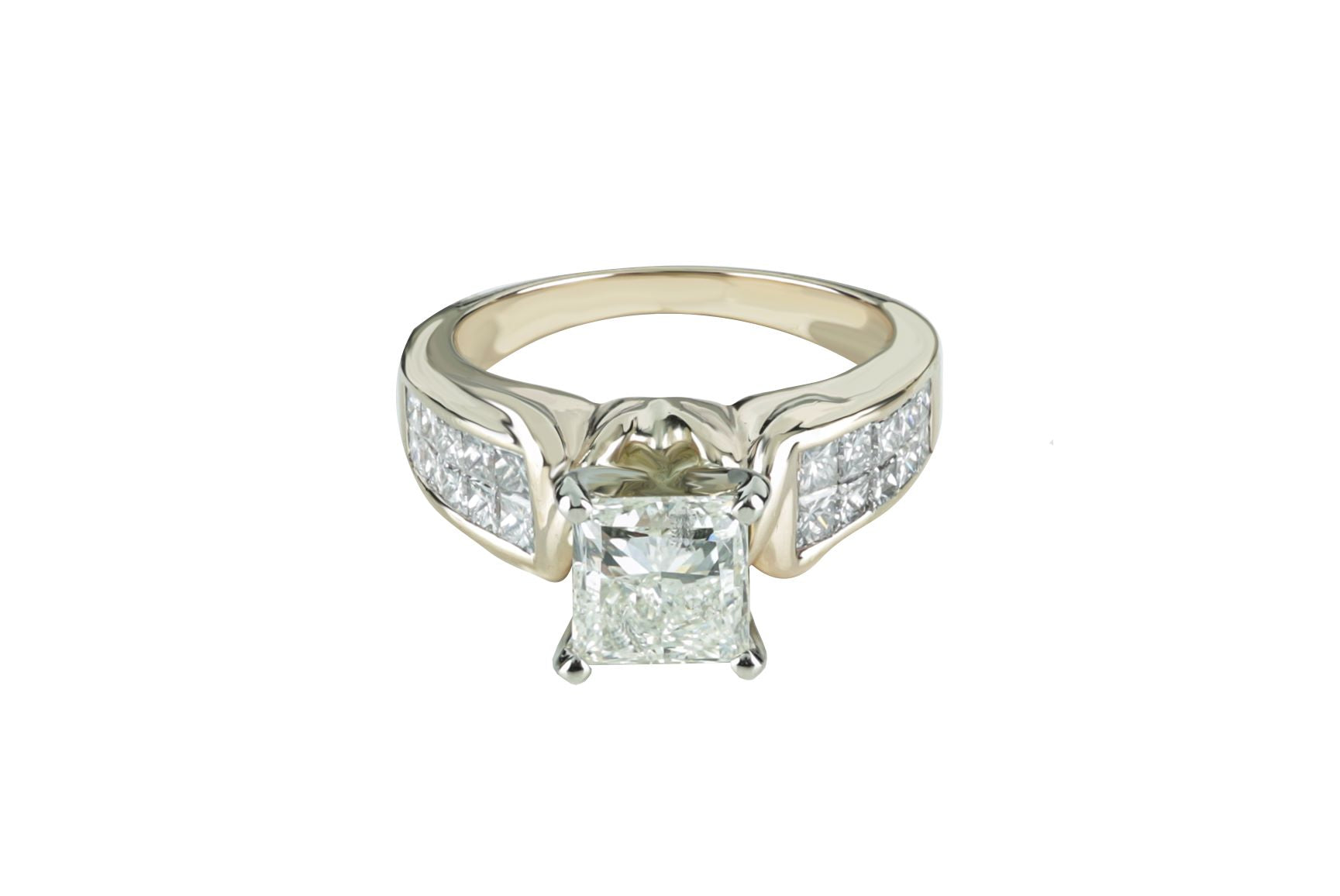 3.91 ctw GIA Certified Diamond Wedding Set