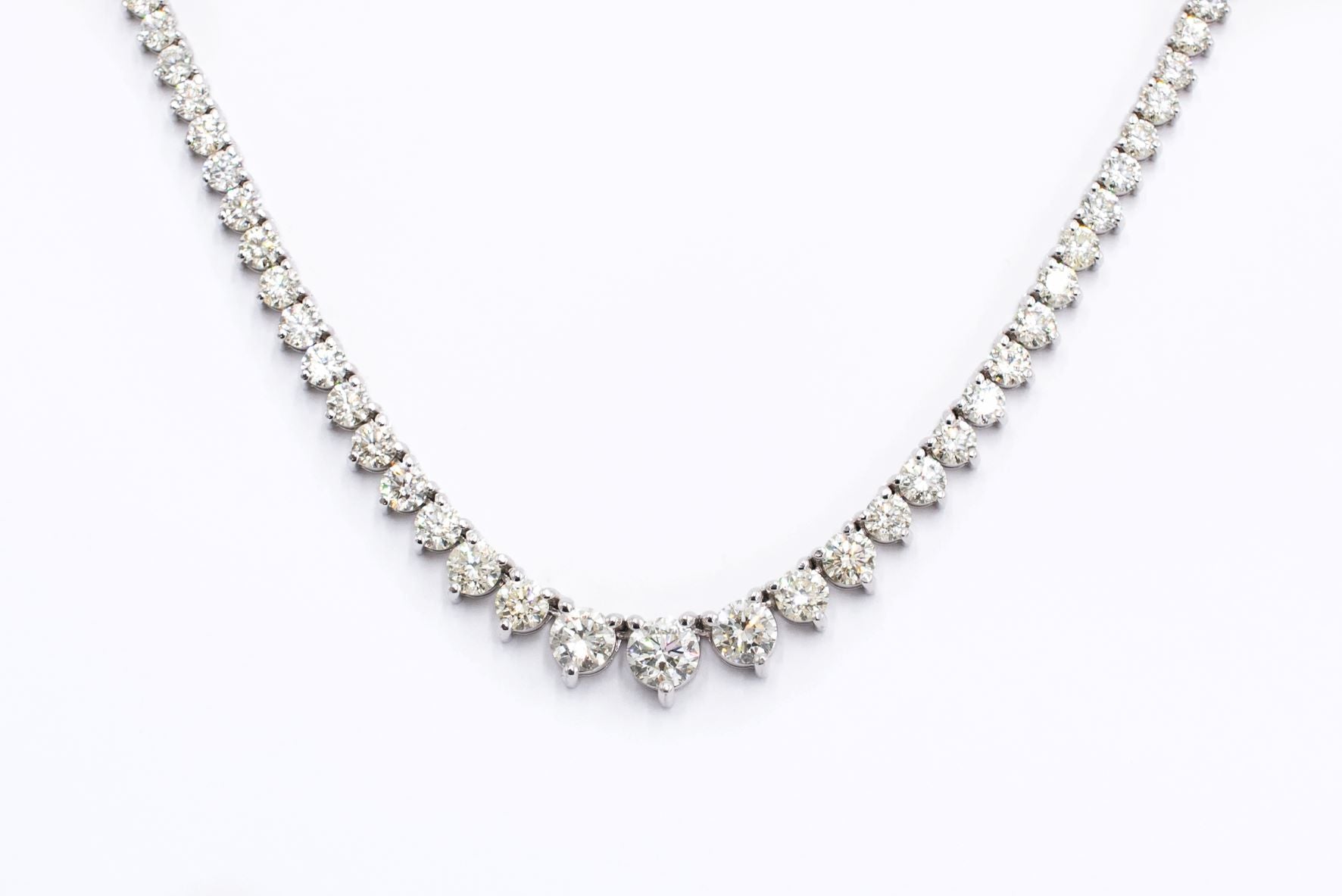 12 ct Diamond Riviera Necklace