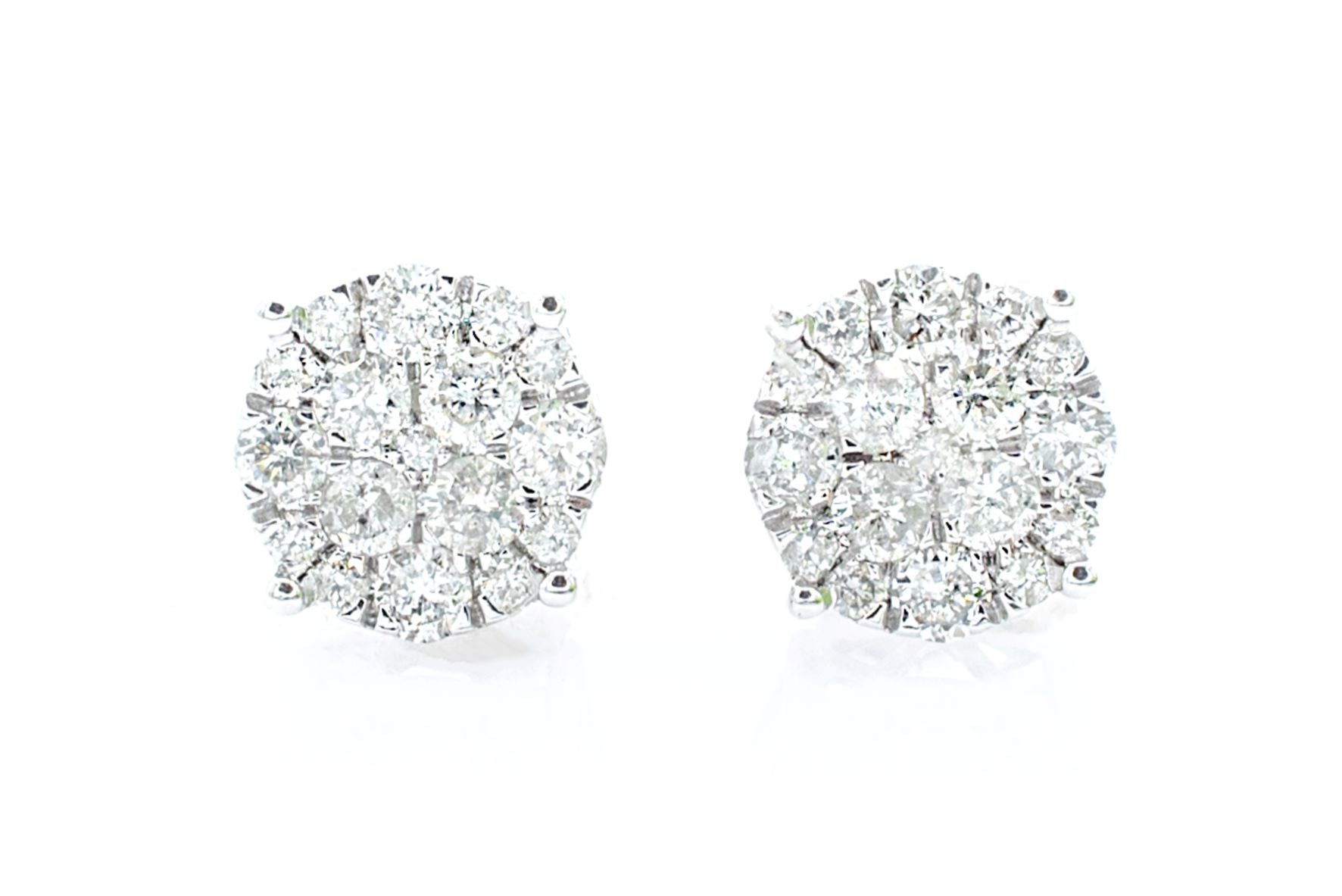 Diamond Cluster Studs