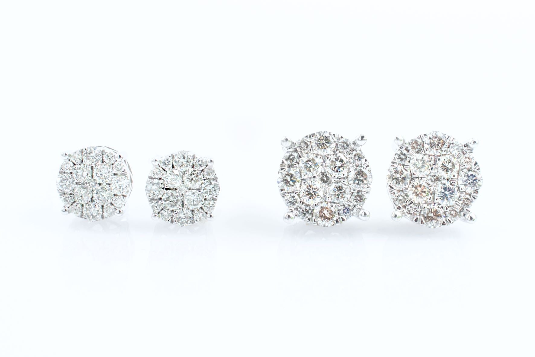 Diamond Cluster Studs