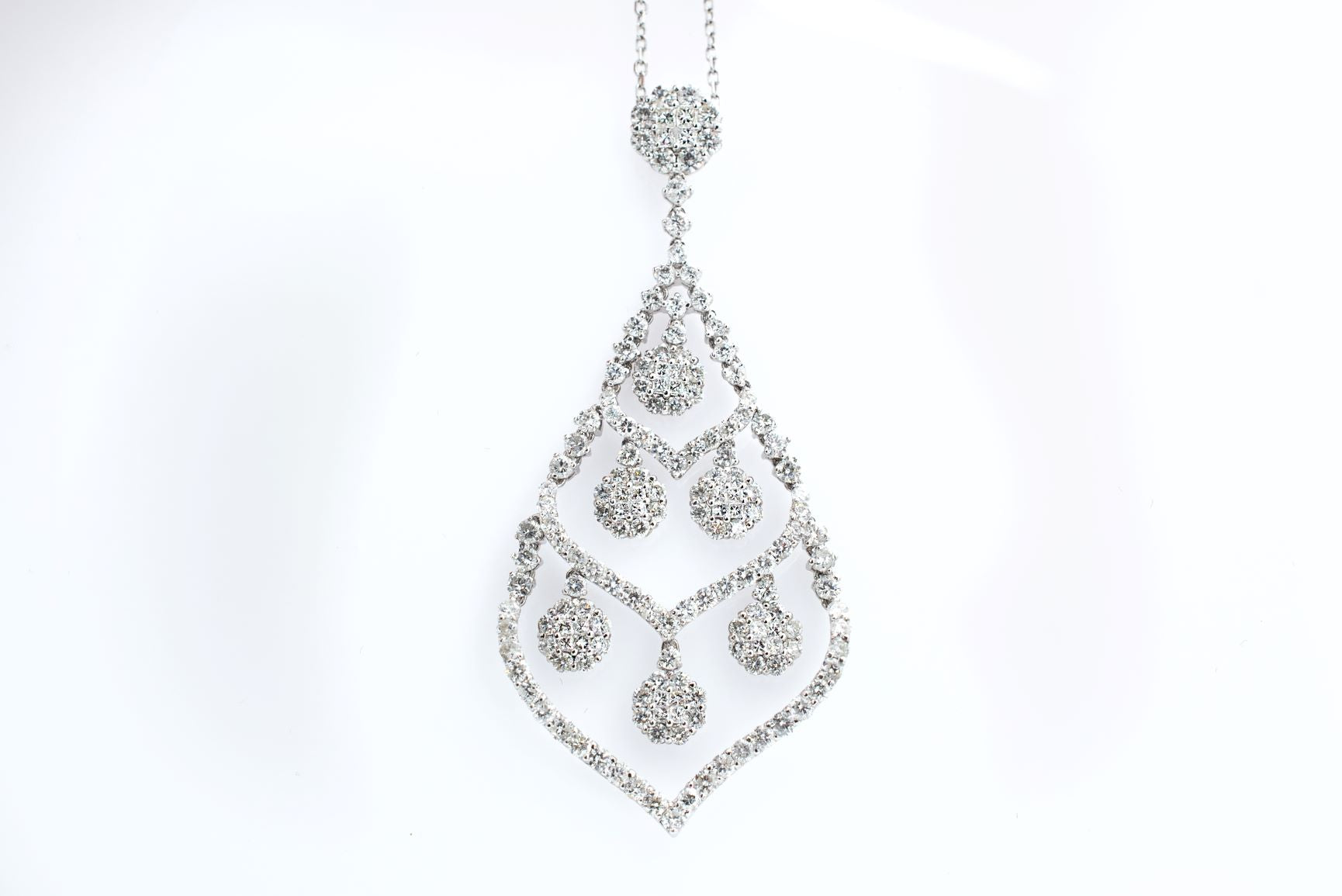 5.5 ctw Fancy Diamond Pendant