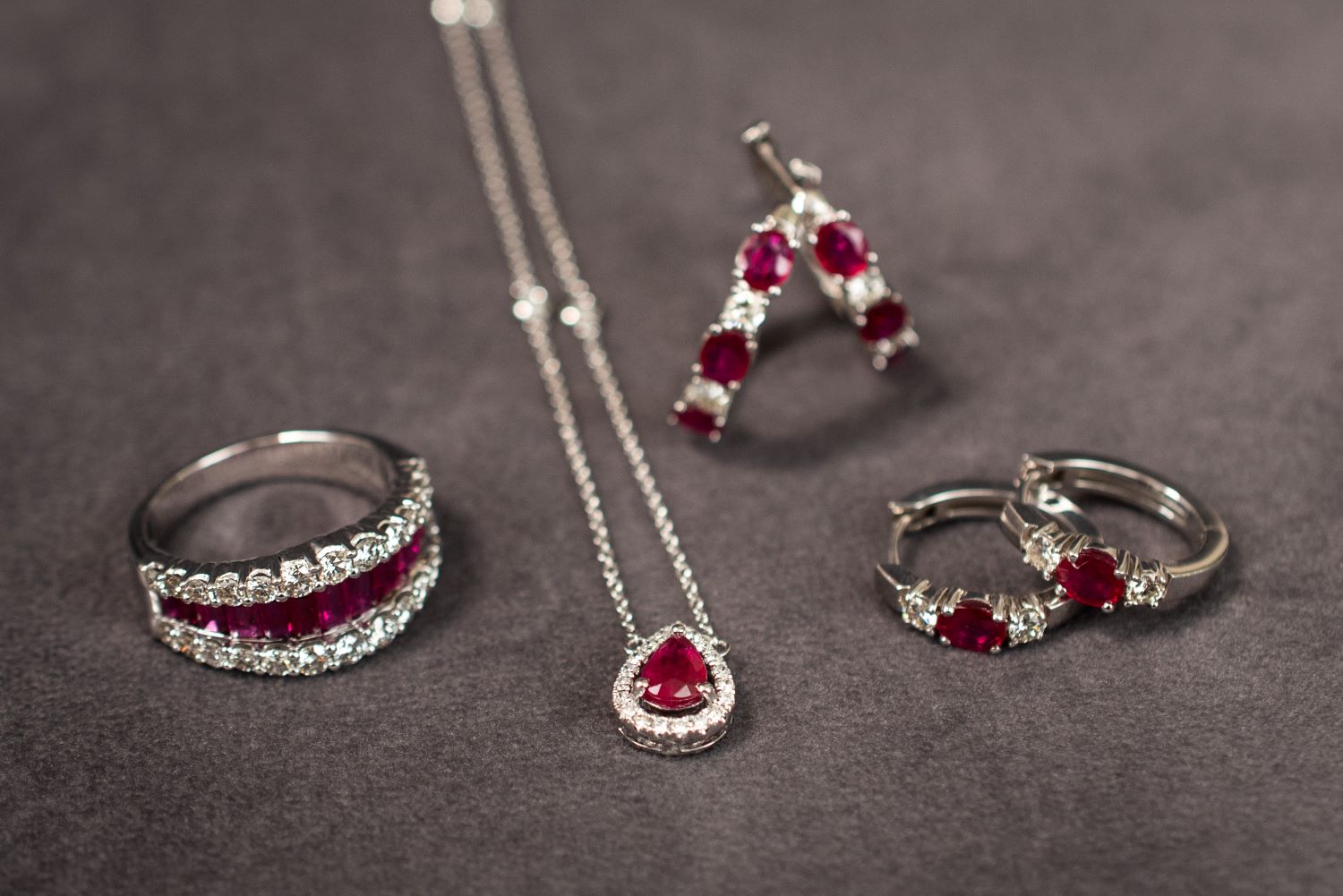 Ruby and Diamond Necklace