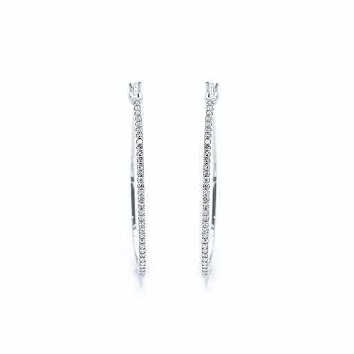 1/3 ctw Diamond Hoop Earrings