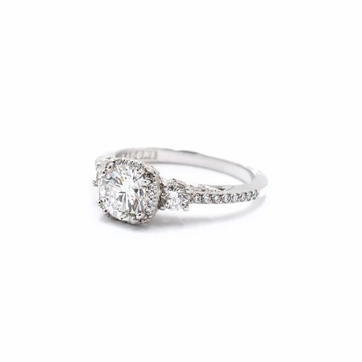 Vintage-Style 1.5 ctw Platinum GIA Certified Diamond Engagement Ring