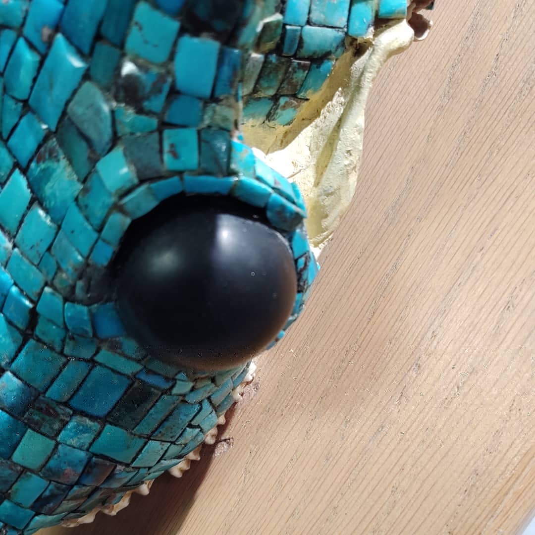 Inlaid Turquoise Skull