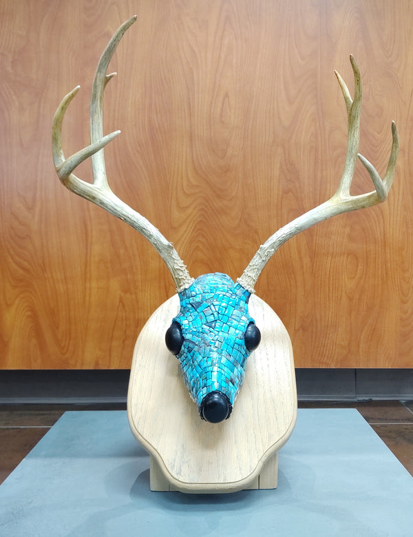 Inlaid Turquoise Skull