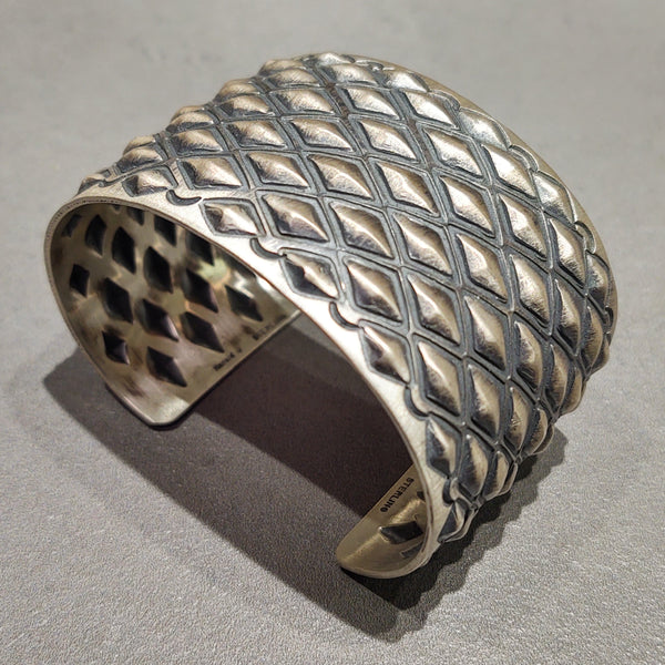 Harold Joe Sterling Silver Cuff - Handmade Native American