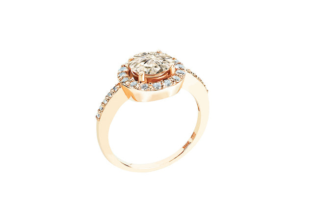 LeVian Collection Morganite and Diamond Ring