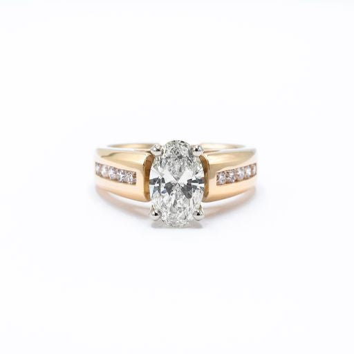 1.5 ct Oval Diamond Engagement Ring
