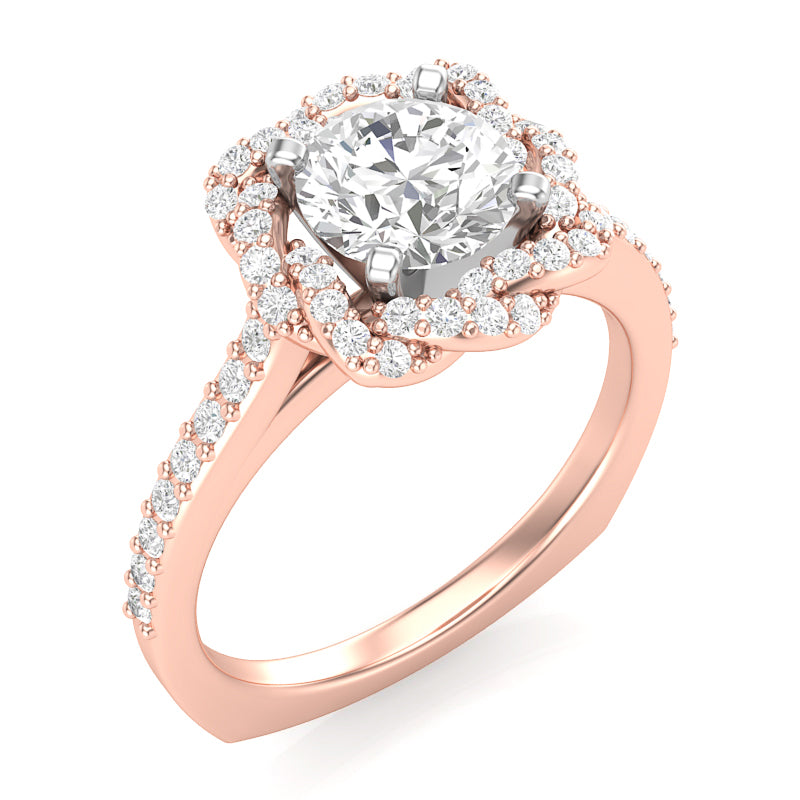 Diamond Engagement Ring Luminar L7973-E 1.67 ctw