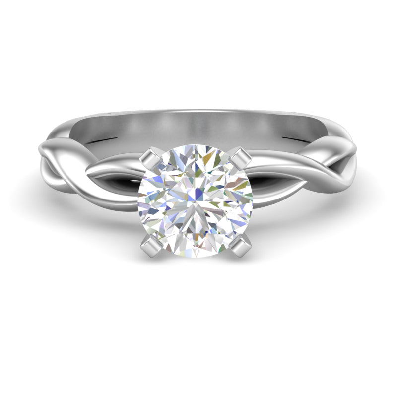 Diamond Solitaire Engagement Ring Luminar LS8249 1.00 ctw Lab Center