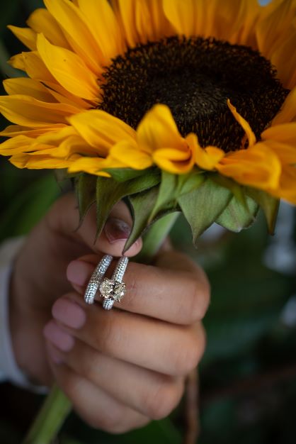 3.68 ctw Pave Diamond Wedding Set 18k White Gold