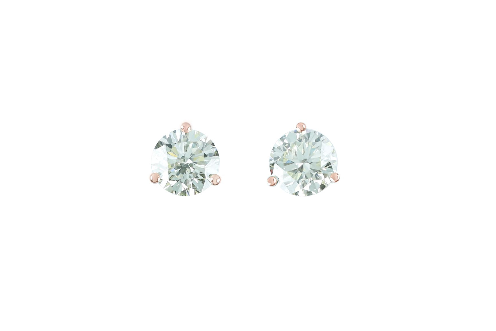 2.02 ctw GIA Certified Diamond Stud Earrings