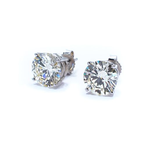 3 ctw Lab Grown Diamond Stud Earrings