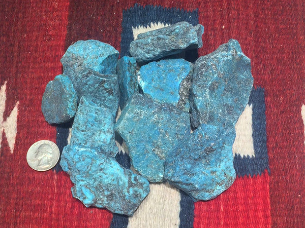 Kingman Stabilized Turquoise Smaller Pieces $80/lb