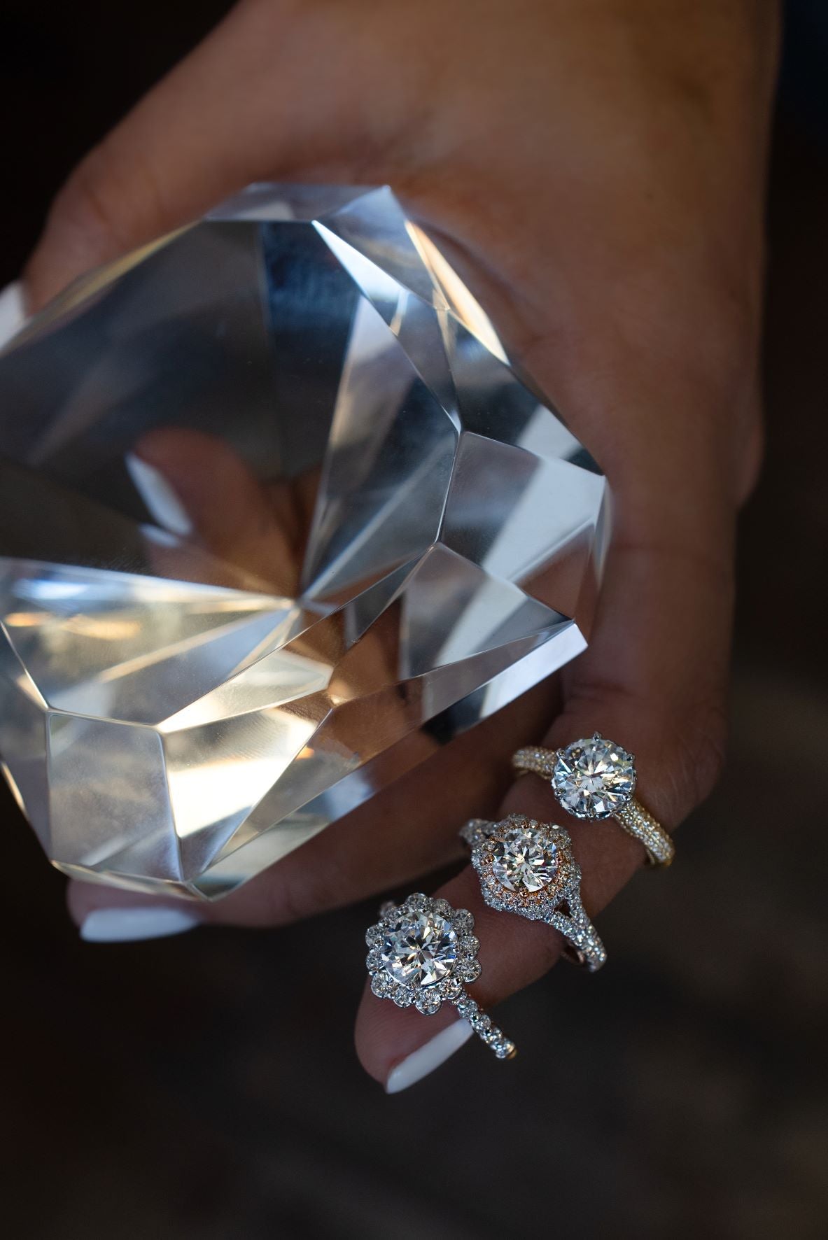 Verragio Diamond Engagement Ring Micro-Pave Lab Center