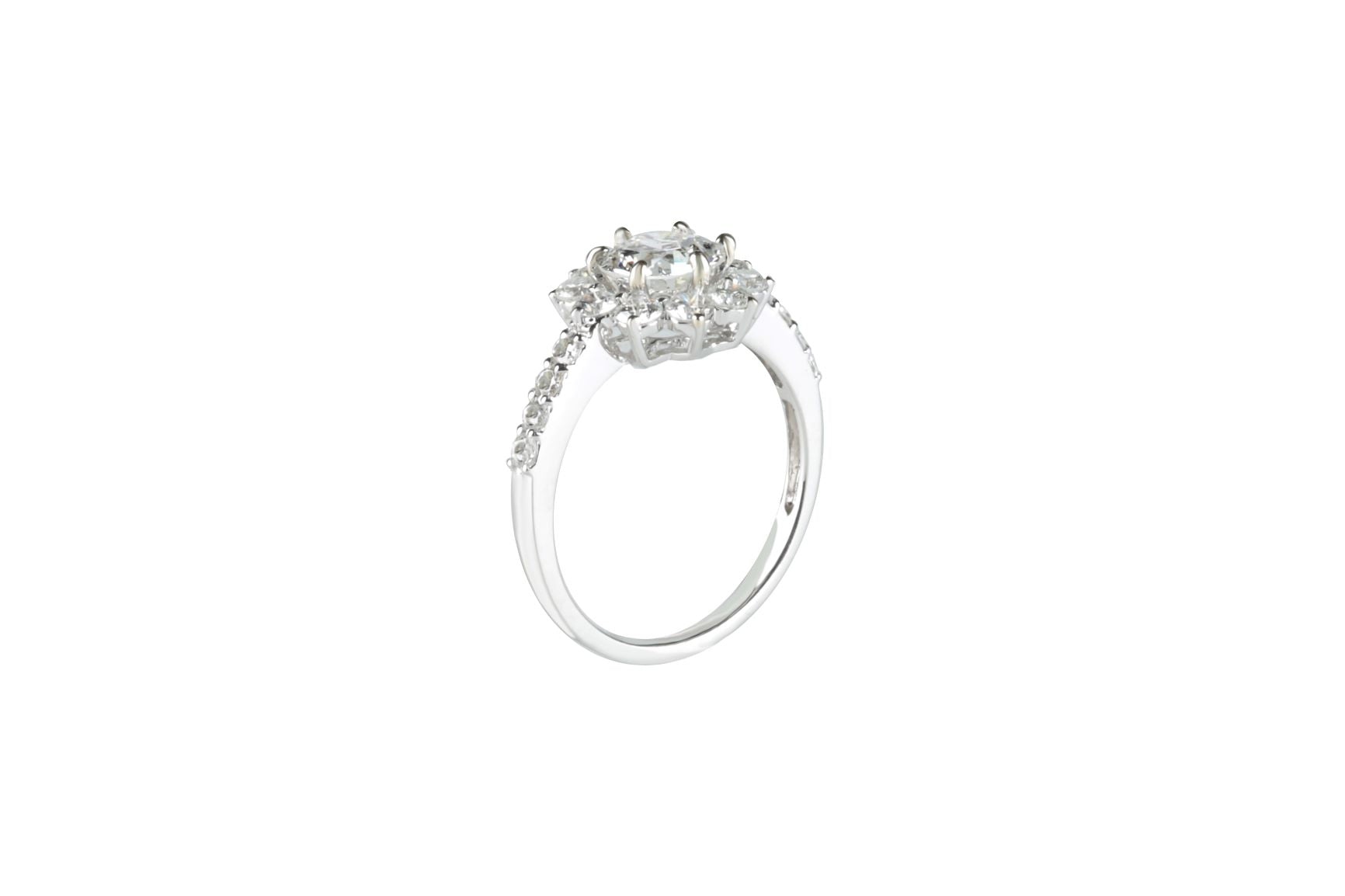 2 ctw Vintage-Style Diamond Engagement Ring 18k