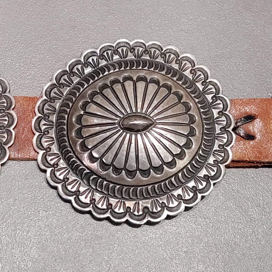 Sterling Concho Belt