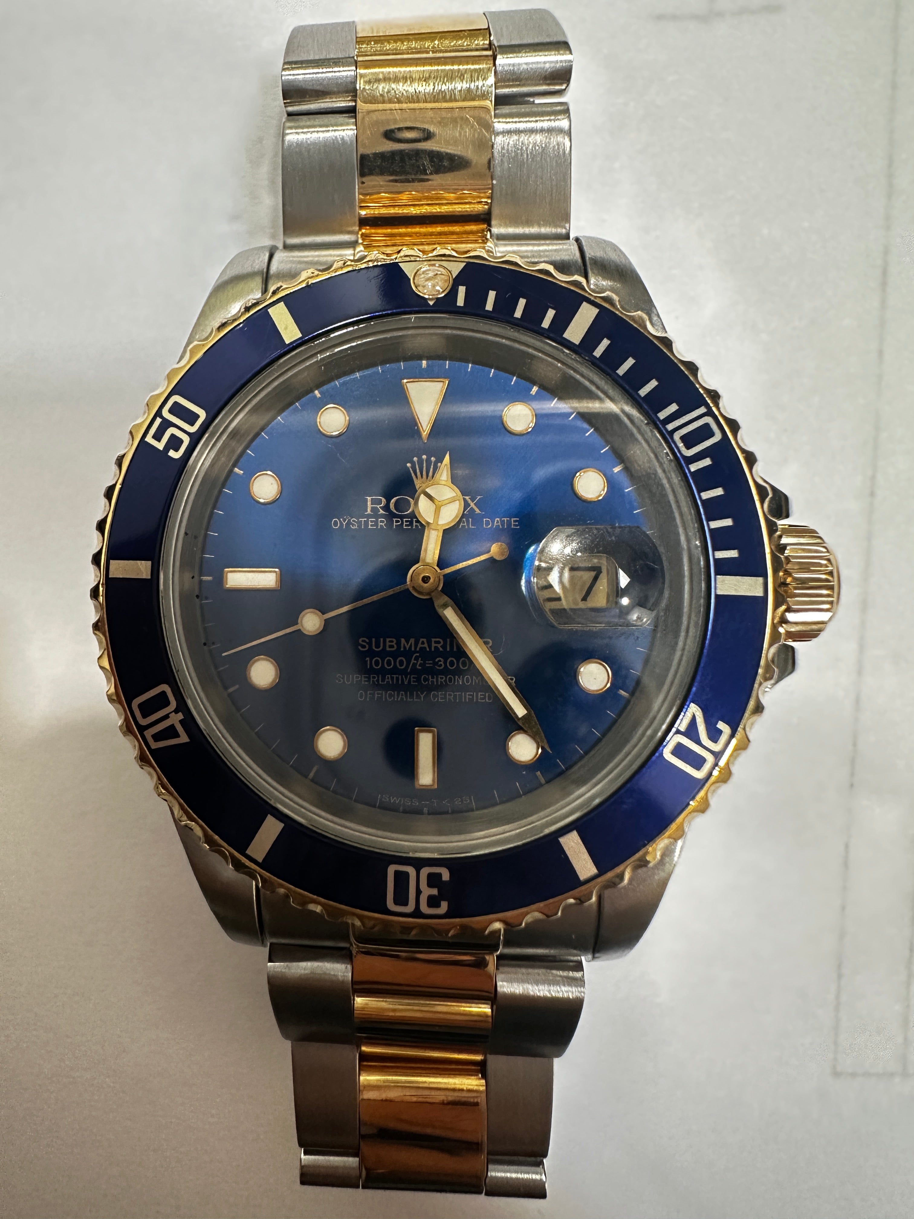 Pre-Owned Submariner Two-Tone Timepiece 16613