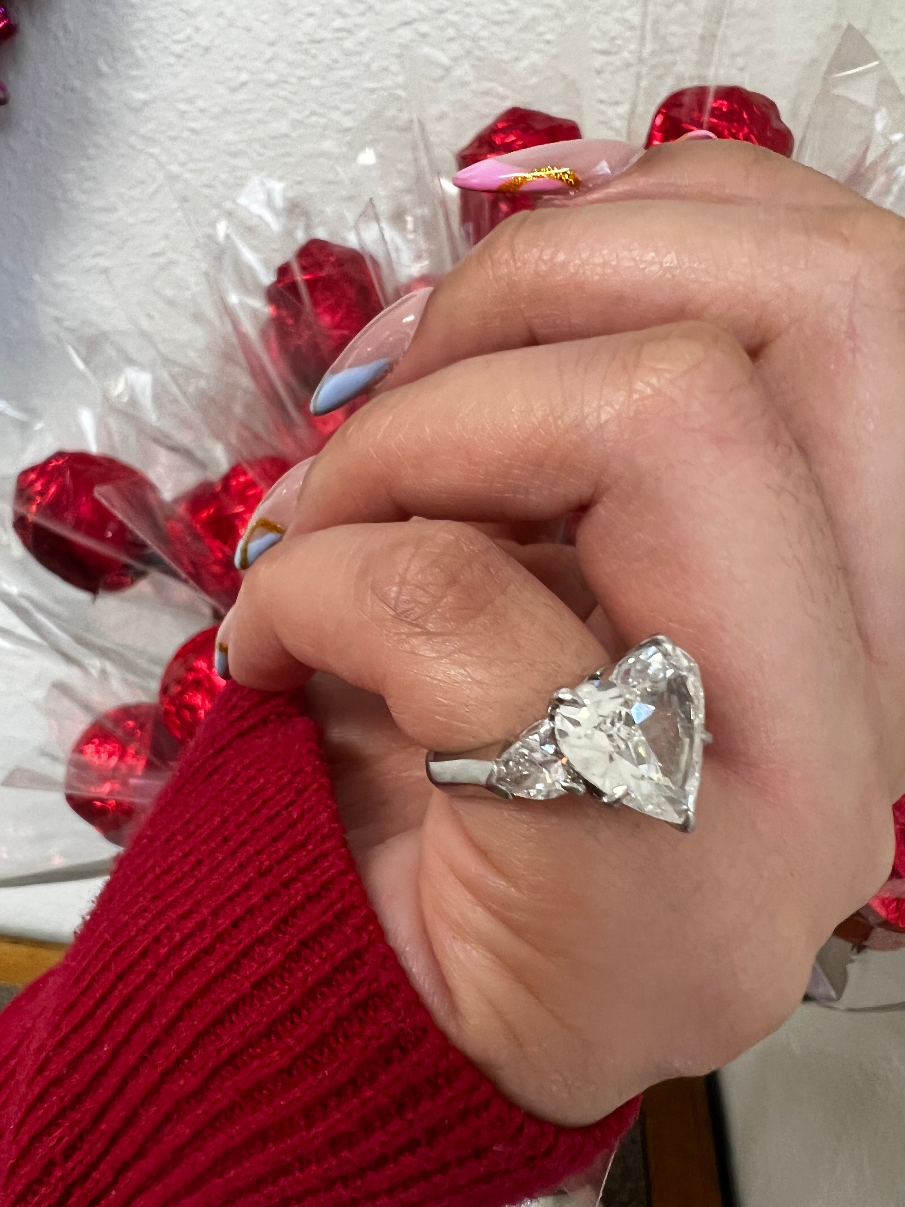 4.15 ct Heart Diamond Ring