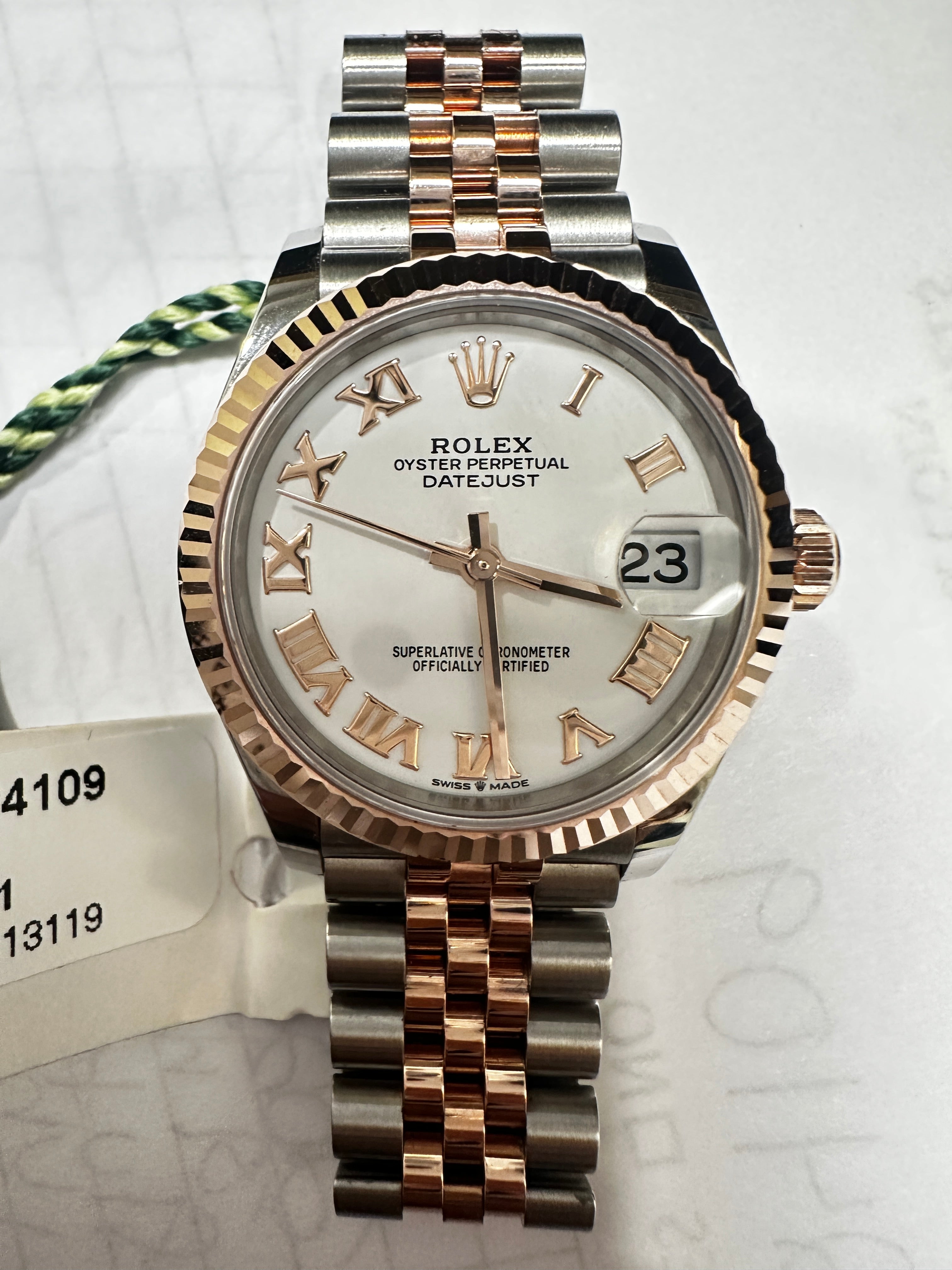 Ladies two-tone DateJust EverRose Gold