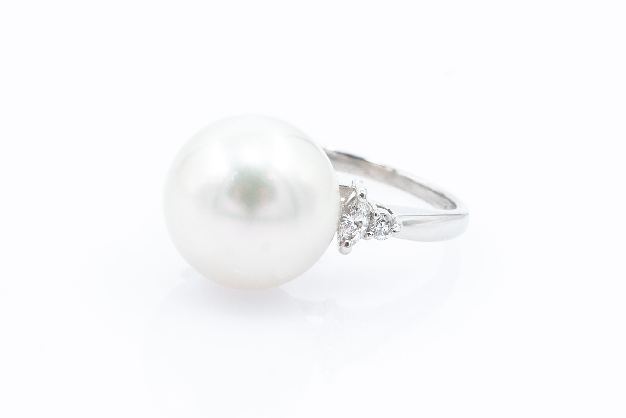 Pearl & Diamond Cocktail Ring