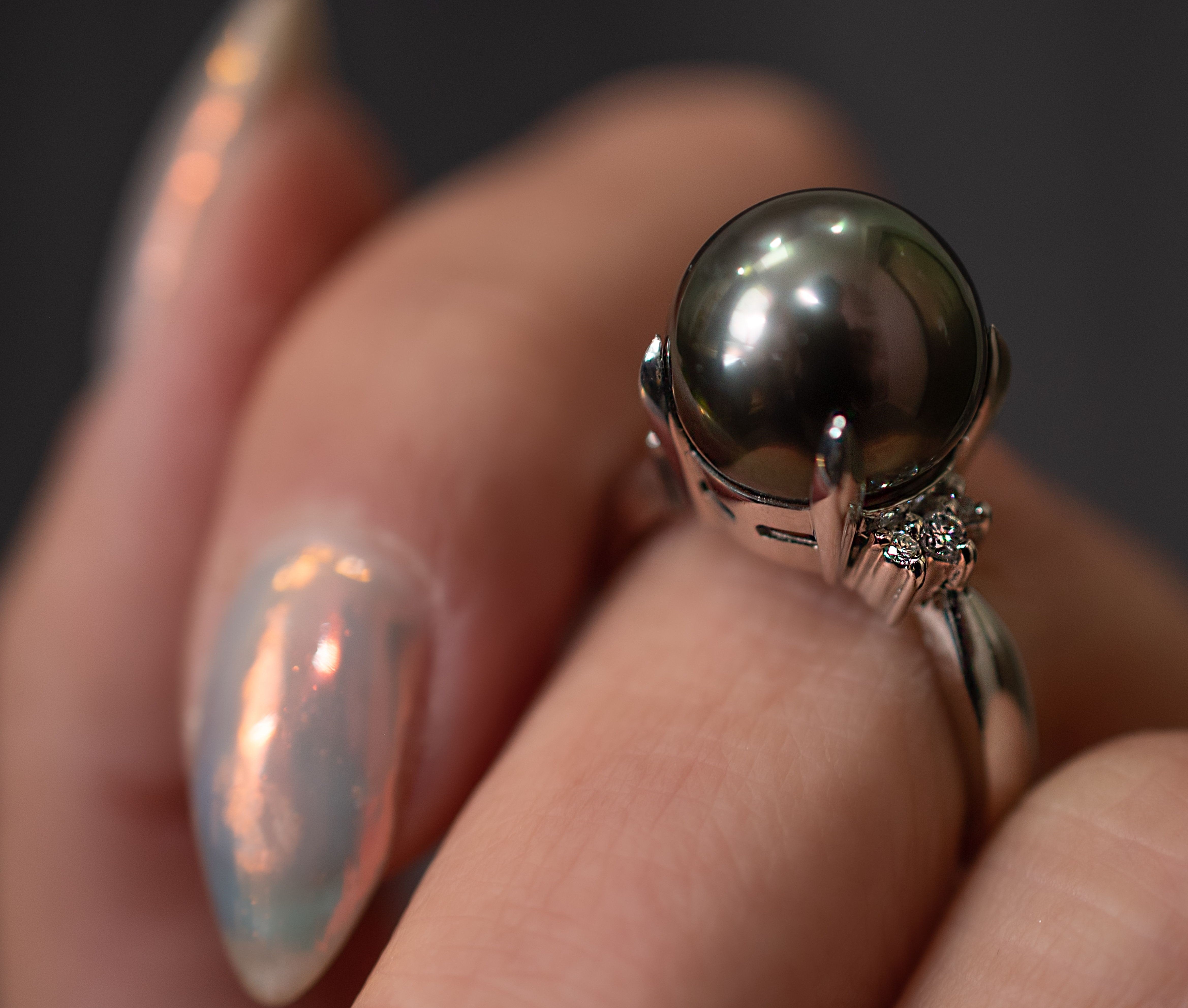 Tahitian Black Pearl Ring