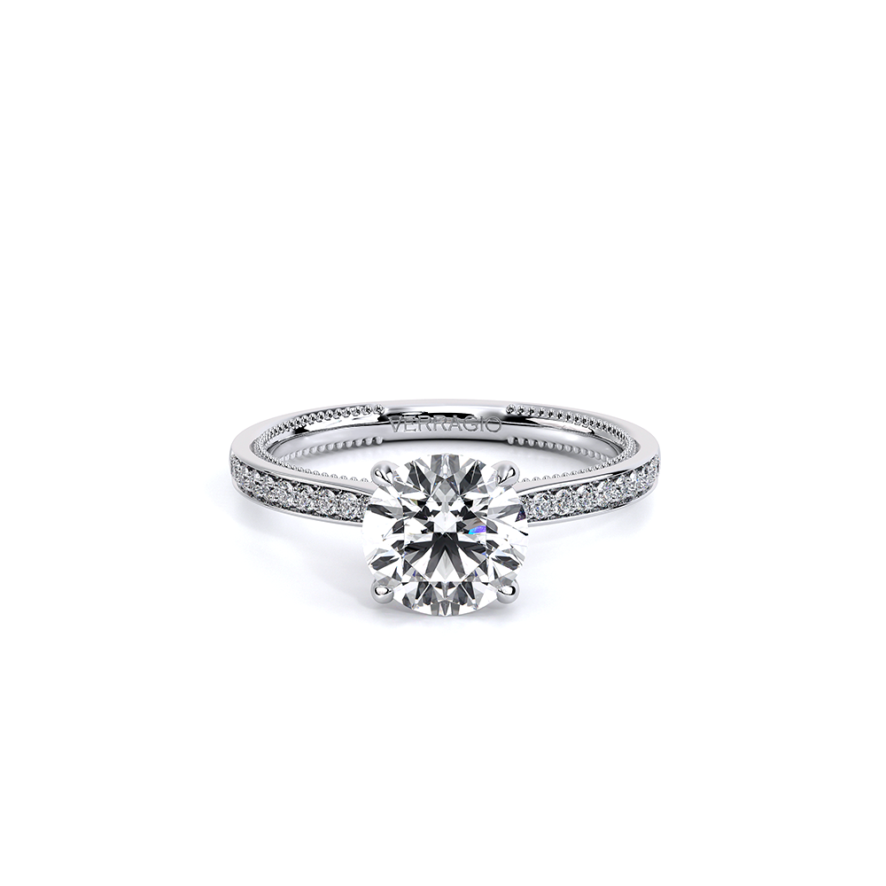 Verragio Collection Accented Diamond Engagement Ring Lab Grown Center 1-3 cts
