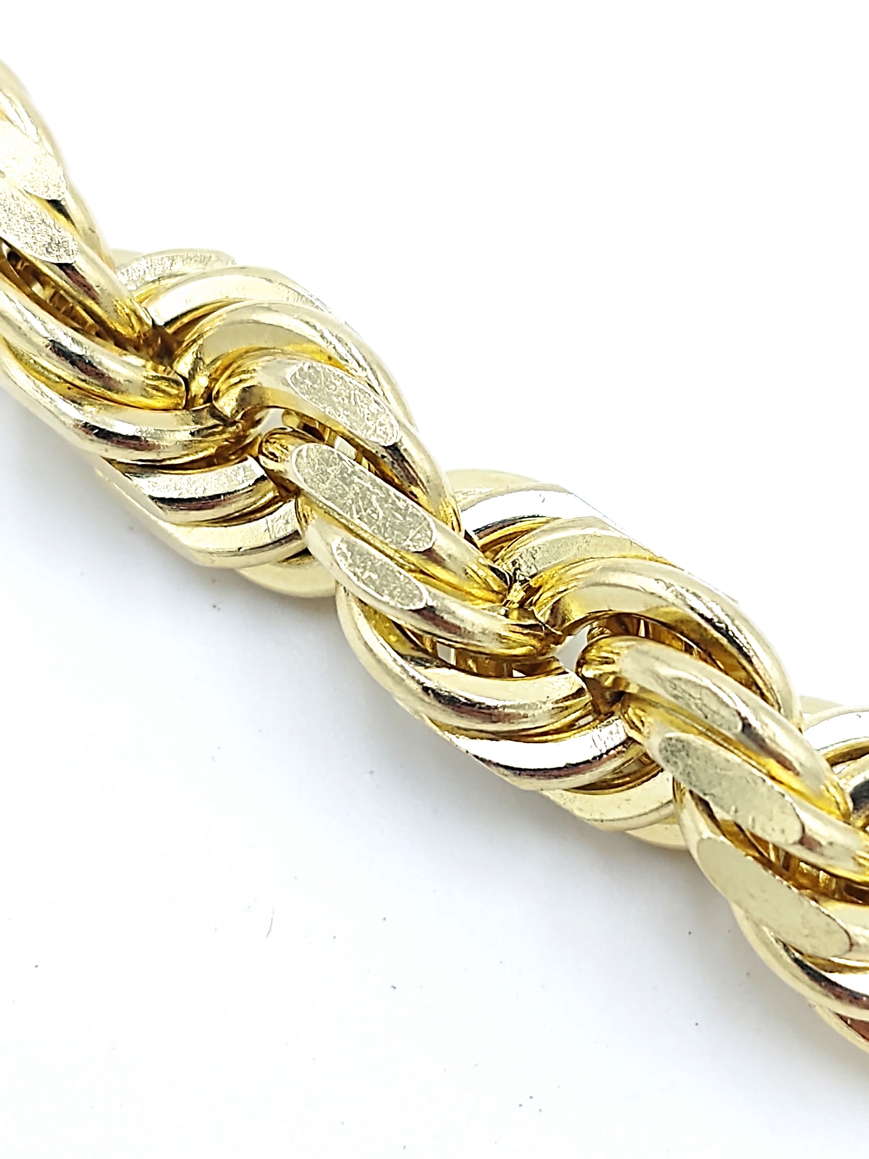Hollow 10k Gold Rope - 10mm