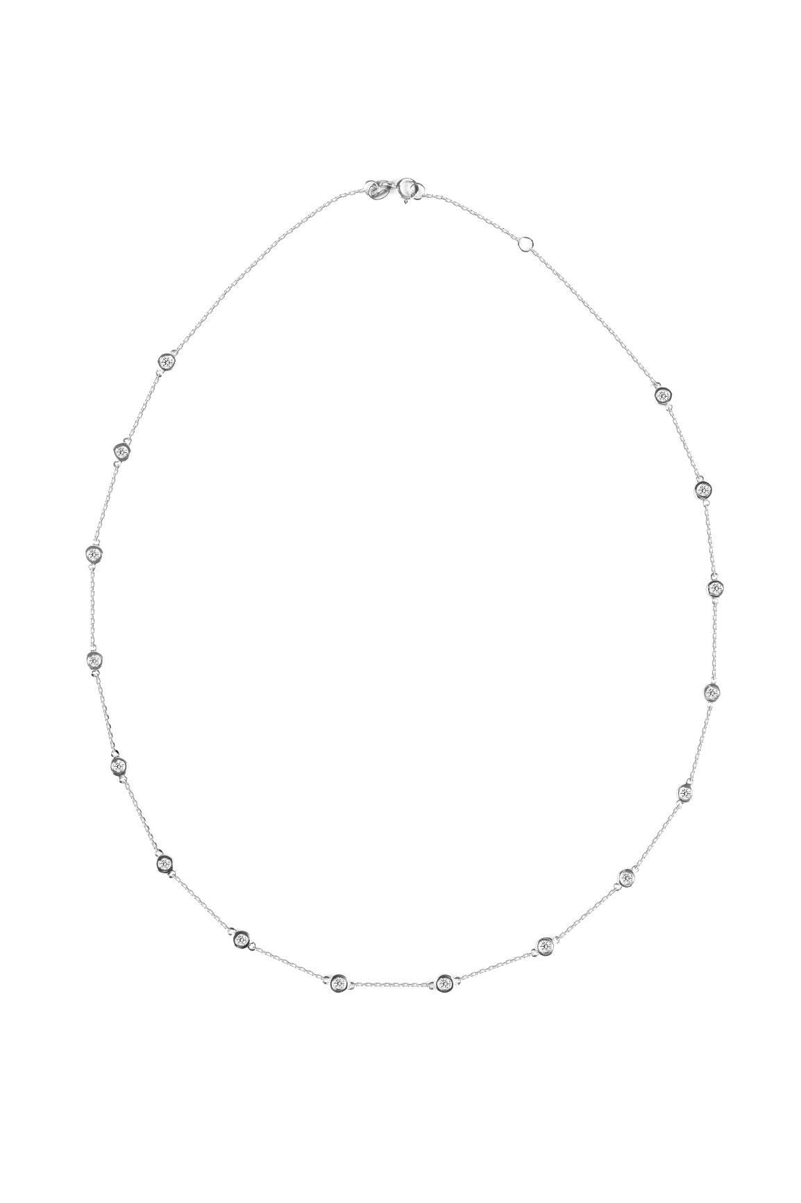 Diamonds by the Yard 0.90 ctw Station Necklace