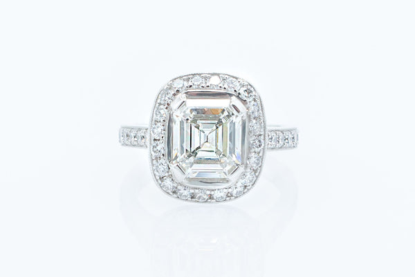 Emerald Cut Ladies' Diamond Ring.